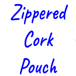 Workshop: Zippered Cork Pouch